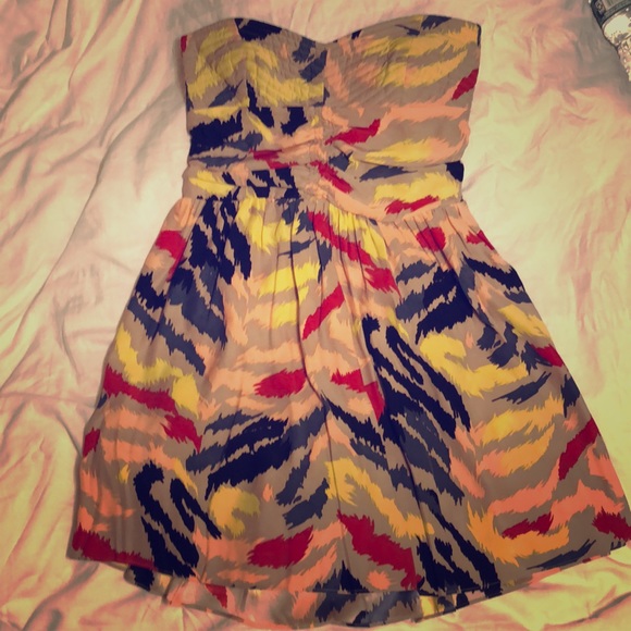 Mini colorful Parker cocktail dress - Picture 1 of 6